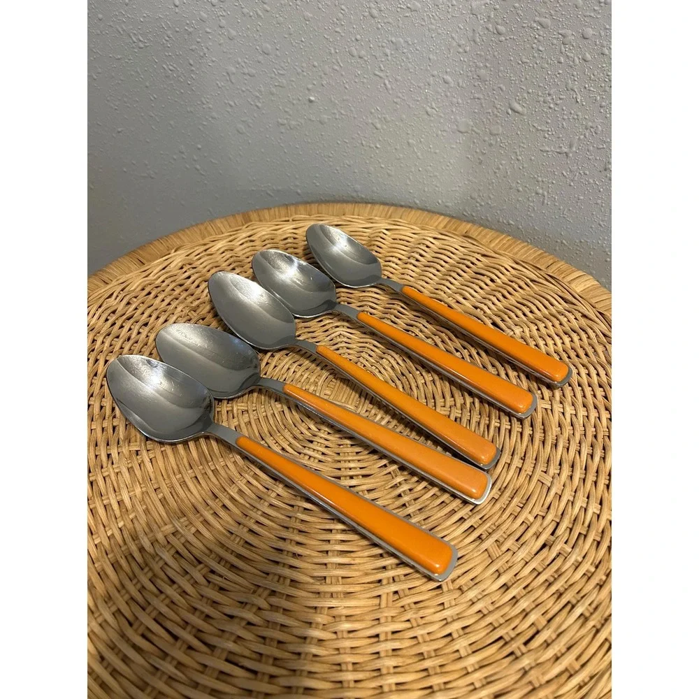 Fiesta Merengue Tangerine Dinner Spoon Set of 5